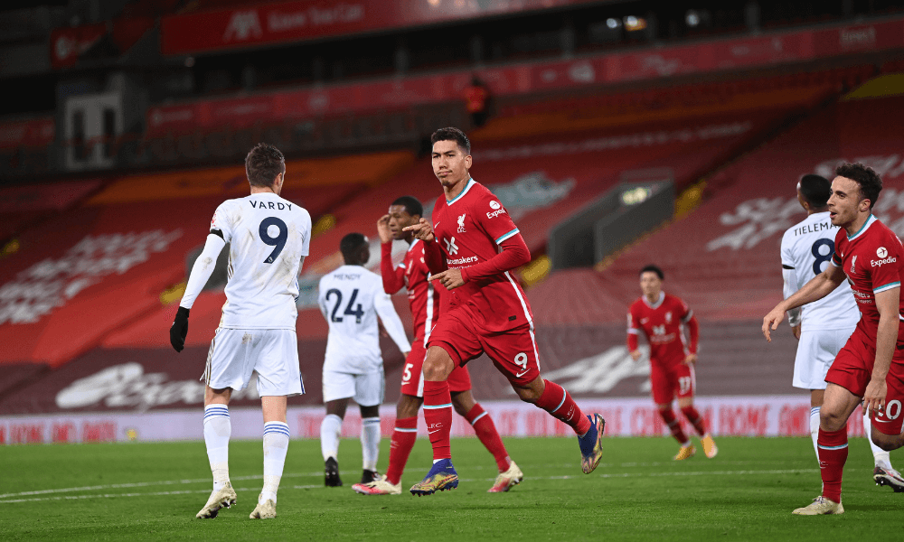 Liverpool - Leicester, Firmino gól