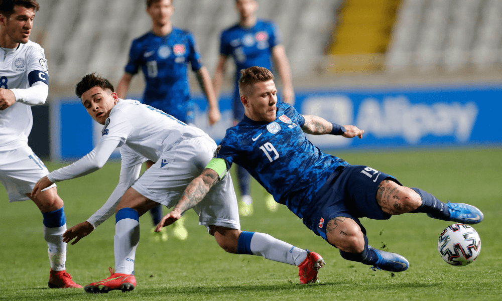 Kucka v zápase Cyprus - Slovensko