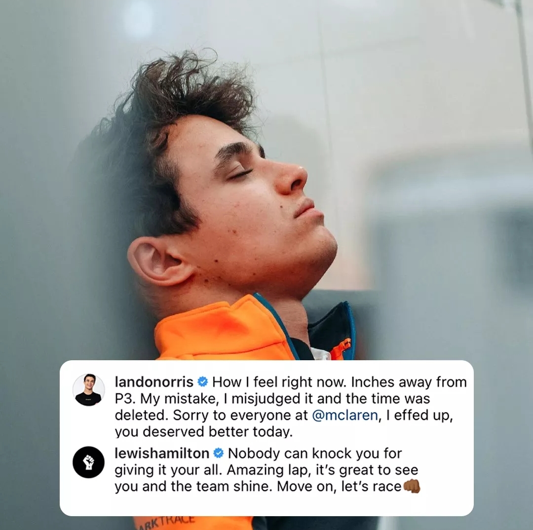 F1 tweet