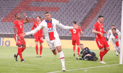 Mbappe v zápase Ligy majstrov Bayern - PSG