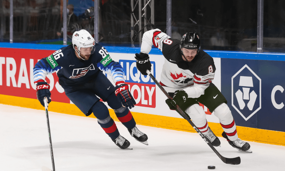 USA - Kanada, MS 2021 v hokeji