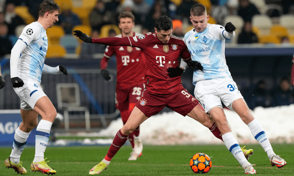 Lewandowski, Dynamo Kyjev - Bayern Mníchov