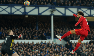 Salah v zápase Everton - Liverpool