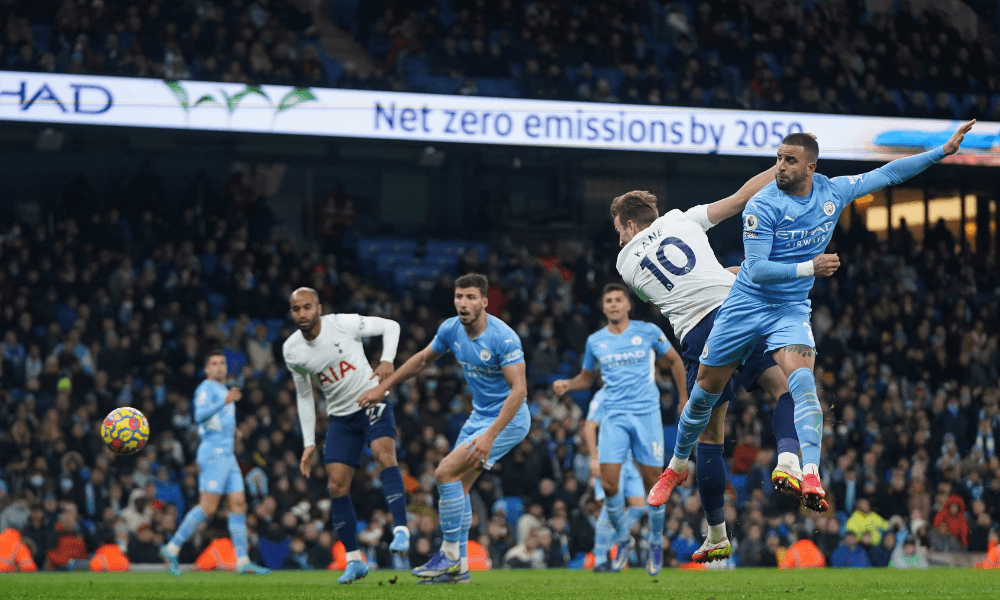 Kane gól v zápase Manchester City - Tottenham