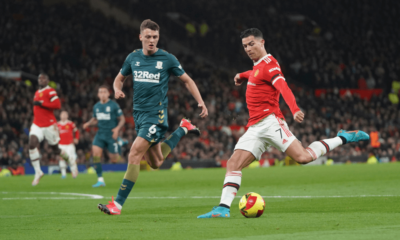 Ronaldo za Manchester United v zápase FA Cupu