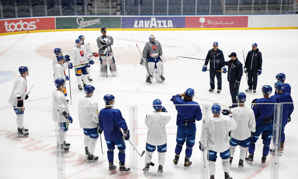 Slovenská hokejová reprezentácia - tréning