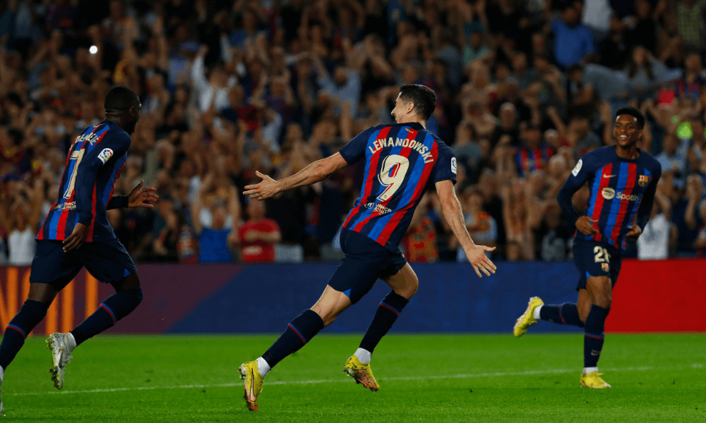 Lewandowski – gól za Barcelonu