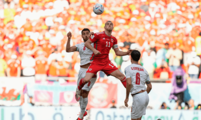 Bale v zápase Wales - Irán, MS vo futbale 2022