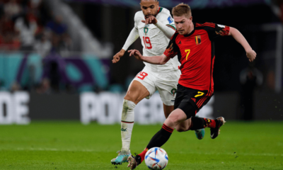 De Bruyne, Belgicko - Maroko, MS vo futbale 2022