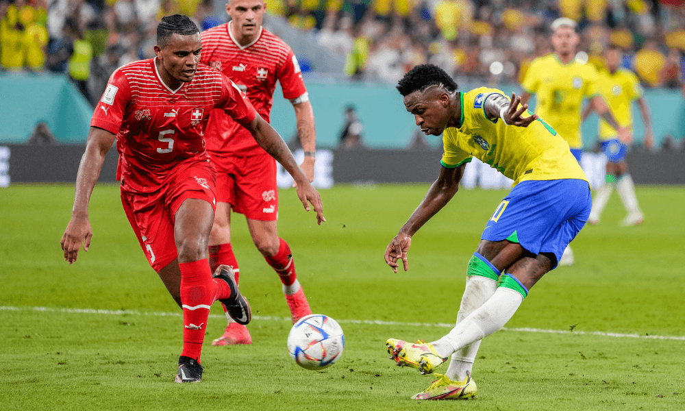 Vinicius, Brazília – Švajčiarsko, MS vo futbale 2022