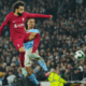 Salah v zápase Liverpool - Man City, Carabao Cup