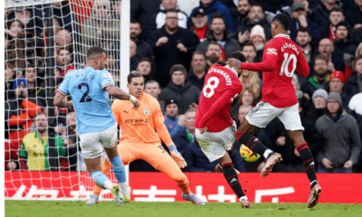 Fernandes gól, Man United - Man City