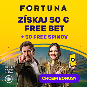 Fortuna stávka bez rizika pre nových hráčov 50 € (2026) - 300x300